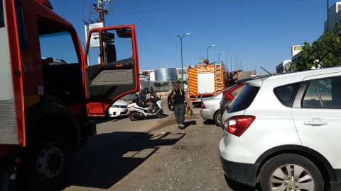 חומצה נשפכה על הכביש סמוך - איכות הסביבה וחזות העיר בפתח תקווה