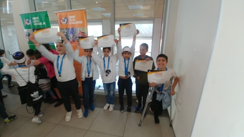 נבחרת רובוטיקה מבית ספר דבורה - חינוך בפתח תקווה