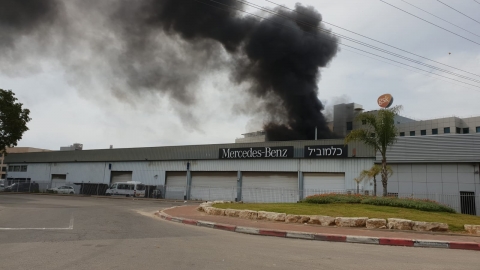 שריפה פרצה במוסך של רכבי - חדשות בפתח תקווה
