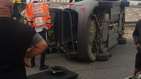 נהג רכב נפצע בינוני כתוצאה - חדשות בפתח תקווה