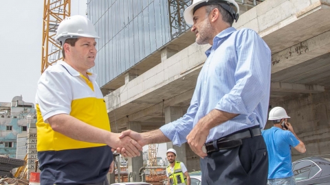 מגדלי גלובל טאוורס יקומו באזור - בנייה ונדל