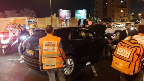 5 פצועים בתאונת דרכים ברחוב - חדשות בפתח תקווה