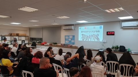 אתמול בחטיבת גולדה בפתח תקווה: - חינוך בפתח תקווה