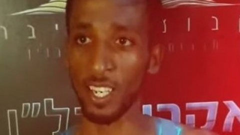 הזוכה במקום ה- 1 במירוץ - ספורט בפתח תקווה