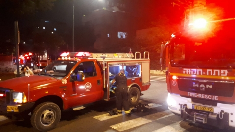 שריפה פרצה במרפסת דירה ברחוב - חדשות בפתח תקווה