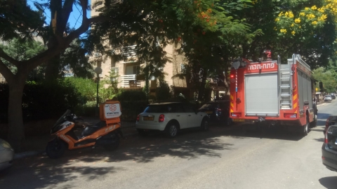 שריפה פרצה בדירה ברח' חיים - חדשות בפתח תקווה