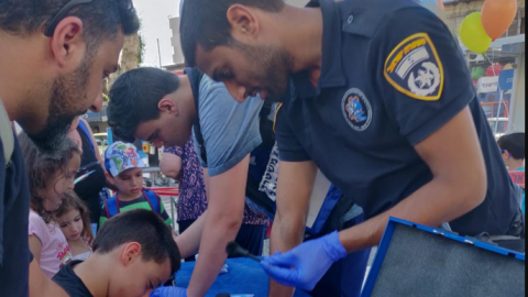 אירוע קהילה משטרה: השוטרים שיתפו - קהילות בפתח תקווה