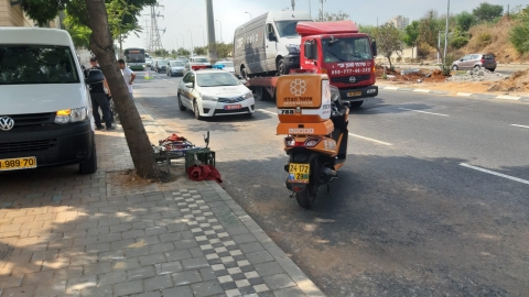רוכב אופניים נפצע בינוני מפגיעת - חדשות בפתח תקווה