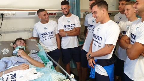 שחקני הנבחרת הצעירה של ישראל - ספורט בפתח תקווה