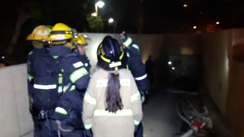 שריפה פרצה בחניון תת קרקעי - חדשות בפתח תקווה
