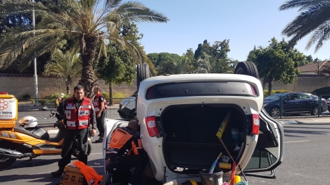 2 תאונות דרכים בשעה, ב-2 - חדשות בפתח תקווה