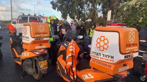הולכת רגל נפצעה קשה מרכב, - חדשות בפתח תקווה