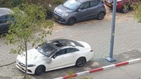 פיצוץ ברכב ברח' הסיבים בגבול - חדשות בפתח תקווה