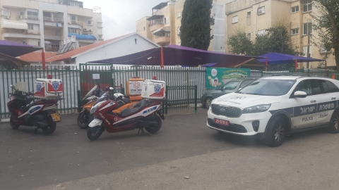 ילד נפצע מנפילת מטף כיבוי - חדשות בפתח תקווה
