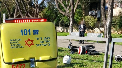 רוכב אופניים חשמליים התנגש בצינור - חדשות בפתח תקווה
