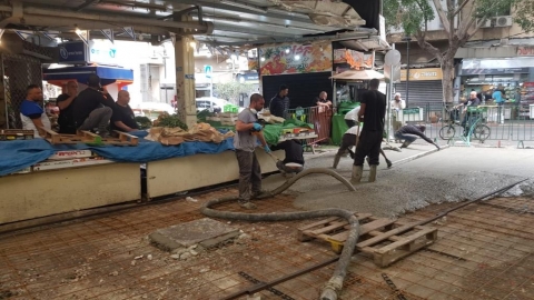 החלו העבודות בשוק העירוני לציפוי - חדשות בפתח תקווה