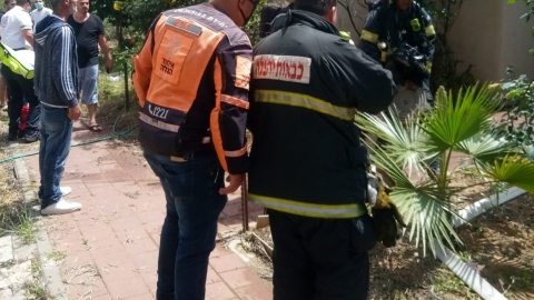 שריפה פרצה ברח' אנדרסן בפתח - חדשות בפתח תקווה