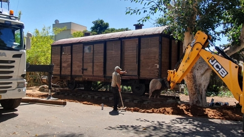 הוצב קרון רכבת מיוחד שיוקדש - חדשות בפתח תקווה