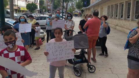 אם לתלמיד בחינוך מיוחד בגרון - חדשות בפתח תקווה