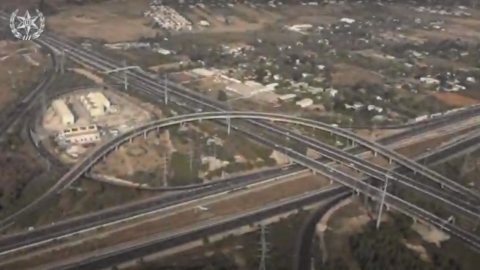 כך זה נראה מלמעלה: מ"מ - חדשות בפתח תקווה