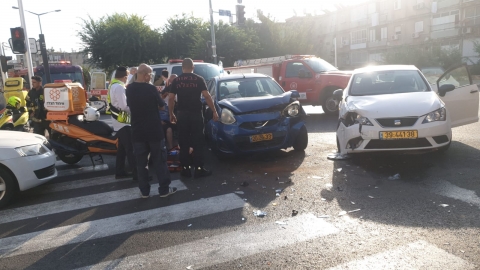 4 נפגעים ב-2 תאונות דרכים - חדשות בפתח תקווה