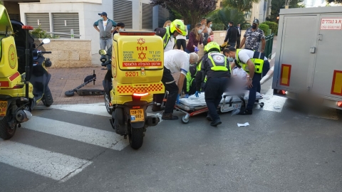 רוכב קורקינט בן 60 נפצע - חדשות בפתח תקווה
