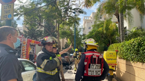 אישה נפגעה בשריפה  בדירה - חדשות בפתח תקווה
