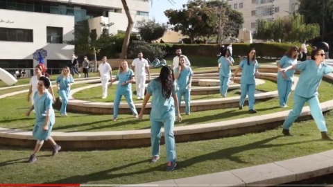 צפו: כך חגגו הצוותים המסורים - בריאות בפתח תקווה
