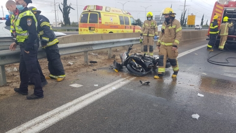רוכב אופנוע בן 25 מפתח - חדשות בפתח תקווה