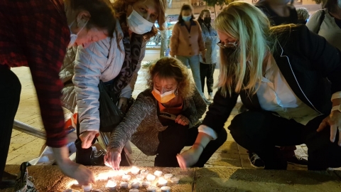 מחאה ספונטנית בשל גל רציחות - חדשות בפתח תקווה