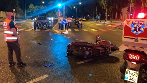 3 נפגעים בתאונת דרכים ברח' - חדשות בפתח תקווה