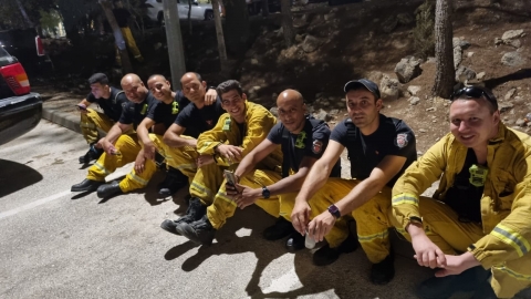 כבוד ללוחמי תחנת האש מפתח - חדשות בפתח תקווה