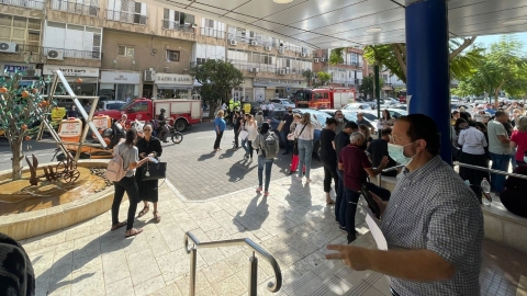 שריפה בחדר המחשבים והתקשורת של - חדשות בפתח תקווה