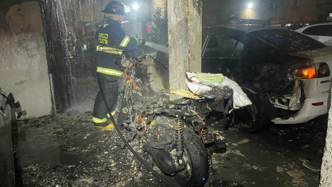 רכב ואופנוע של פקח עירייה - חדשות בפתח תקווה