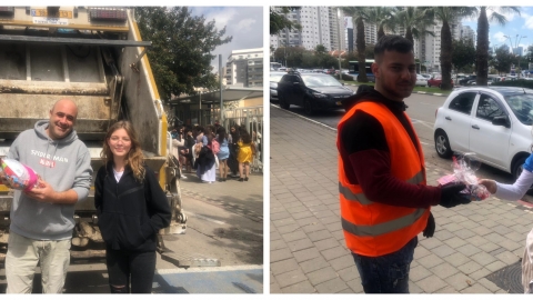 מנקי הרחובות בפתח תקוה קיבלו - מעשים טובים בפתח תקווה