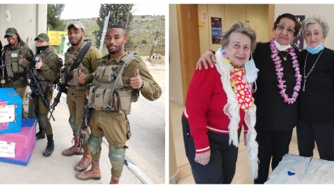 משלוחי מנות לחיילים ולניצולי שואה - מעשים טובים בפתח תקווה