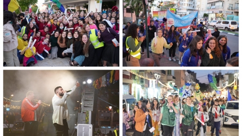 בתופים ובדגלים, אתמול ברחבי העיר: - קהילות בפתח תקווה