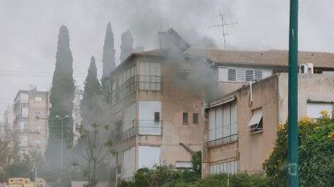 שריפה פרצה בדירה ברח' עין - חדשות בפתח תקווה
