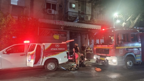 שריפה פרצה בבניין של דירות - חדשות בפתח תקווה