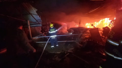 הלילה בכפר מע"ש: שריפה של - חדשות בפתח תקווה