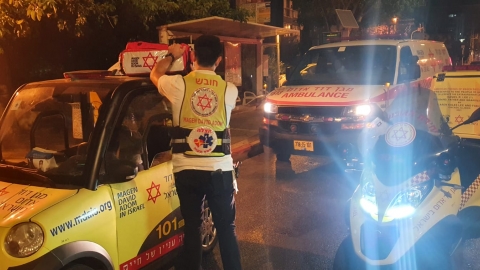 נפילת אדם מגובה ברחוב ז'בוטינסקי - חדשות בפתח תקווה