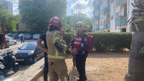 שריפות בשני מוקדים בדרך ז'בוטינסקי - חדשות בפתח תקווה