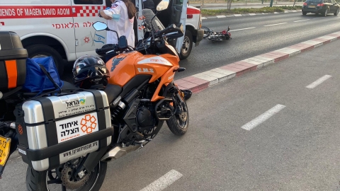 רוכב אופניים חשמליים נפצע בינוני - חדשות בפתח תקווה