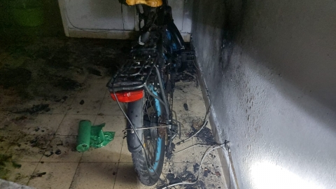 שריפה בבניין מגורים ברח' פרץ - חדשות בפתח תקווה