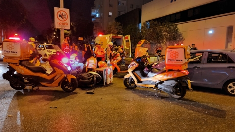 שליח שרכב על קטנוע נפצע - חדשות בפתח תקווה
