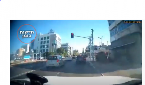 באדום מלא תוך סיכון נהגים - חדשות בפתח תקווה