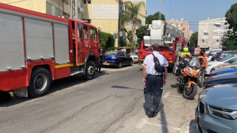 שריפה פרצה בדירה ברחוב שמחוני - חדשות בפתח תקווה