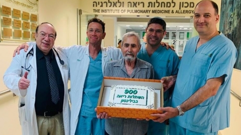 דניאל מפ"ת, מושתל הריאות ה-900 - בריאות בפתח תקווה