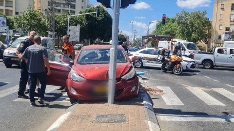 איבד  שליטה על רכבו, - חדשות בפתח תקווה