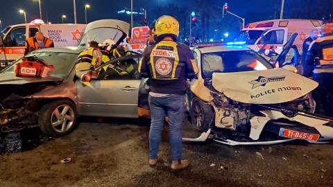 4 פצועים בתאונת דרכים בדרך - חדשות בפתח תקווה